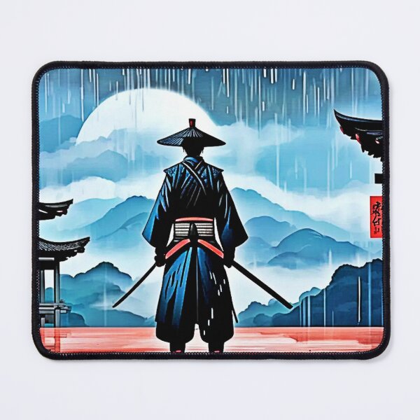 Item preview, Rainy Samurai: Silent Vigil designed and sold by Health And Fitness Posts e-Store.