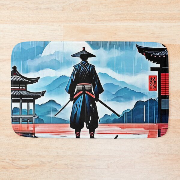 Item preview, Rainy Samurai: Silent Vigil designed and sold by Health And Fitness Posts e-Store.