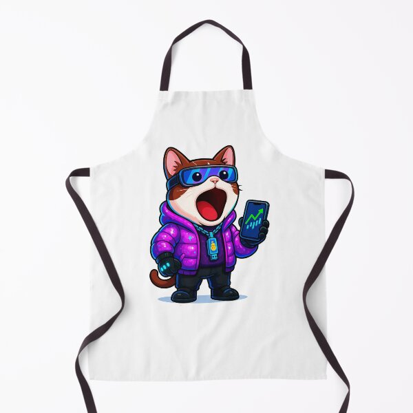 Item preview, POP CAT COIN: Meme Cat Hacker Millionaire Sticker designed and sold by Julyvax.
