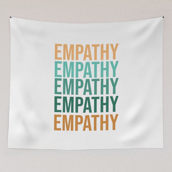 Item preview, Empathy Matters – Emotional Intelligence & Kindness Inspired Quote Design designed and sold by ArtsyExplorer.