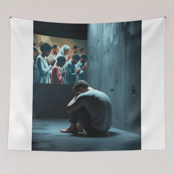 Item preview,  Contemplative Meaningful Art You're Not Alone #2 designed and sold by Spectime.