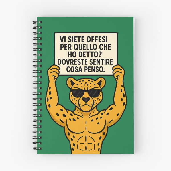 Item preview, VI SIETE OFFESI? DOVRESTE SENTIRE COSA PENSO – Ghepardo Ironico designed and sold by IroniaeCo.