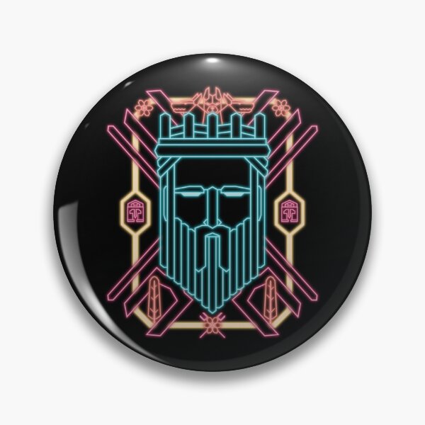 Item preview, Greek God Hades Neon 1 designed and sold by MythoCulture.
