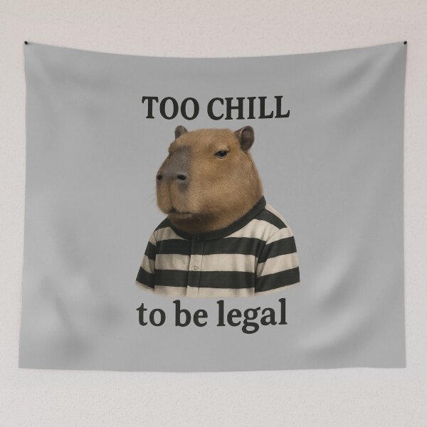 Item preview, Chill Capybara designed and sold by Capybarastore_77.
