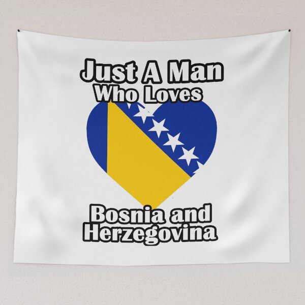 Item preview, Just A Man Who Loves Bosnia and Herzegovina designed and sold by Beluga Cat.