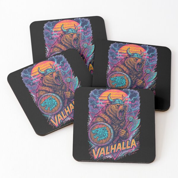 Item preview, Bear Viking Valhalla Norse Retro designed and sold by TomFrontierArt.