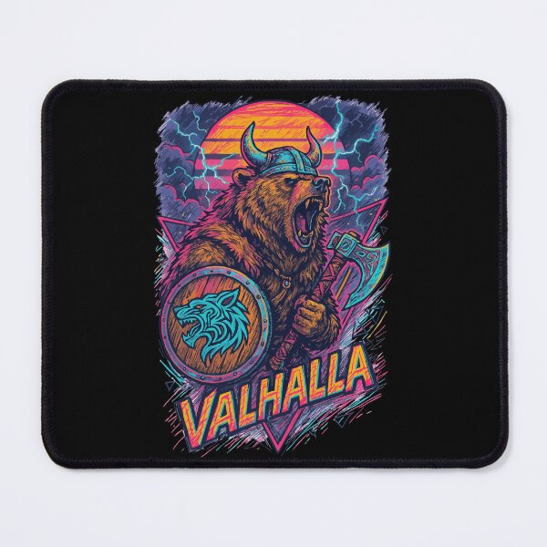 Item preview, Bear Viking Valhalla Norse Retro designed and sold by TomFrontierArt.