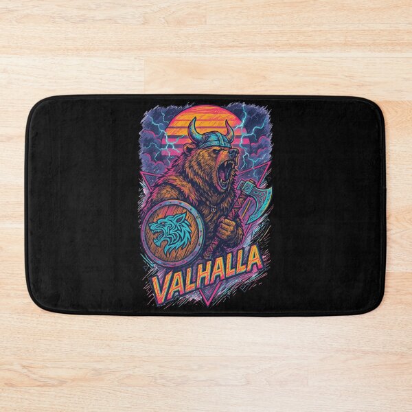 Item preview, Bear Viking Valhalla Norse Retro designed and sold by TomFrontierArt.