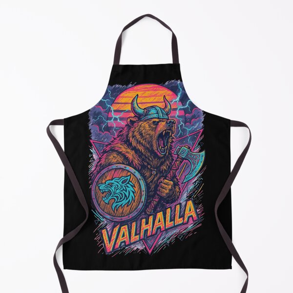 Item preview, Bear Viking Valhalla Norse Retro designed and sold by TomFrontierArt.
