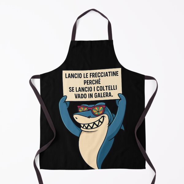 Item preview, Frecciatine – Squalo Ironico con Cartello designed and sold by IroniaeCo.