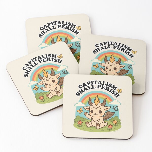 Item preview, baby baphomet does not like capitalism designed and sold by friendlycoronerstore.