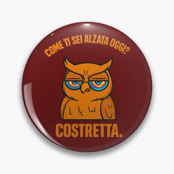 Item preview, Costretta – Gufo Scocciato designed and sold by IroniaeCo.