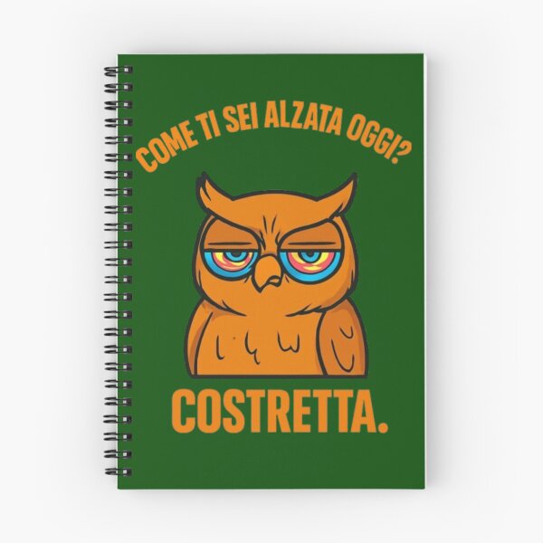 Item preview, Costretta – Gufo Scocciato designed and sold by IroniaeCo.