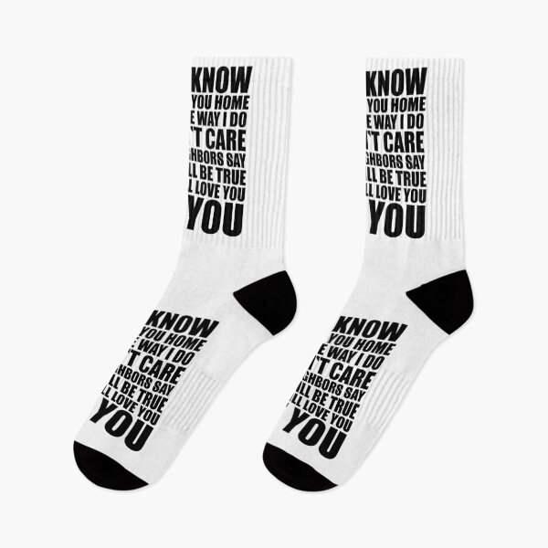 Item preview, Love You – retro punk lyric art (black) designed and sold by didijuca.