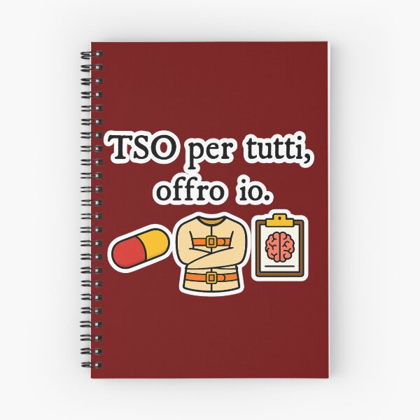 Item preview, TSO per tutti – Frase ironica con pillola, camicia di forza e cartella clinica designed and sold by IroniaeCo.