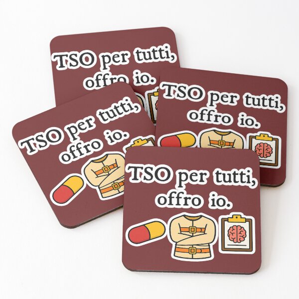 Item preview, TSO per tutti – Frase ironica con pillola, camicia di forza e cartella clinica designed and sold by IroniaeCo.