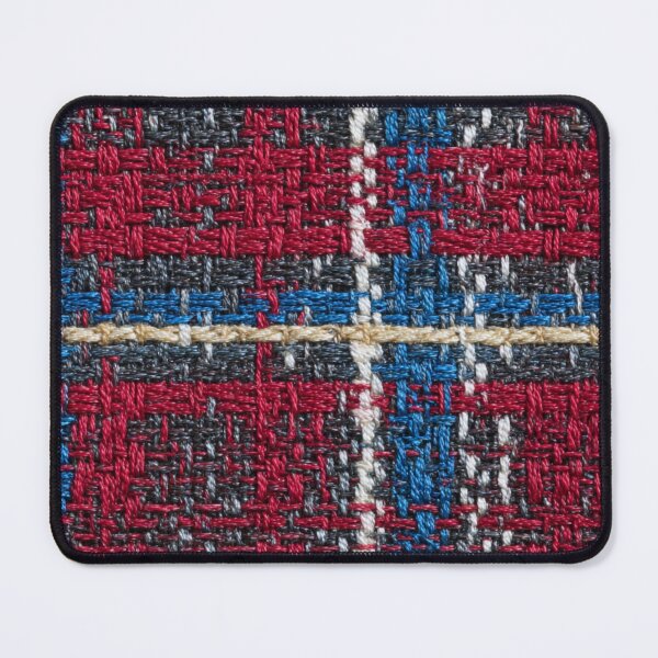 Item preview, Faux Embroidery Plaid Fabric – Red, Green, Blue Woven Look designed and sold by Nicholas Panek.