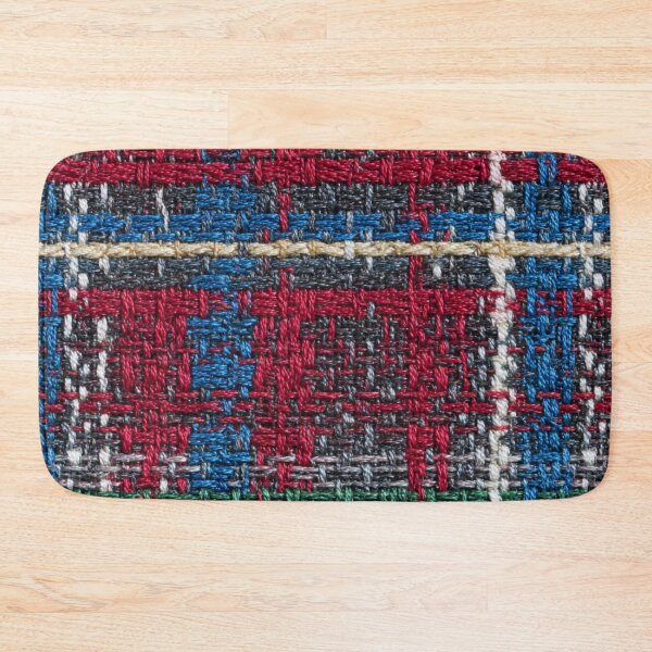 Item preview, Faux Embroidery Plaid Fabric – Red, Green, Blue Woven Look designed and sold by Nicholas Panek.