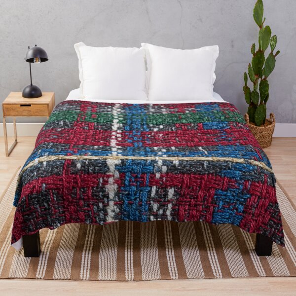 Item preview, Faux Embroidery Plaid Fabric – Red, Green, Blue Woven Look designed and sold by Nicholas Panek.