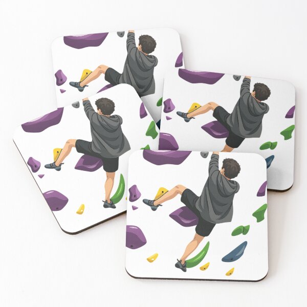 Item preview, Man on Climbing Wall designed and sold by Mollet Shop.
