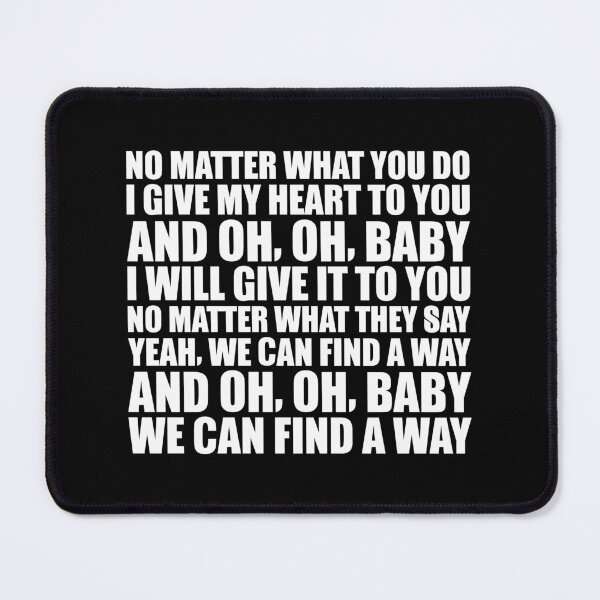 Item preview, We Can Find a Way – punk love lyric art (white) designed and sold by didijuca.