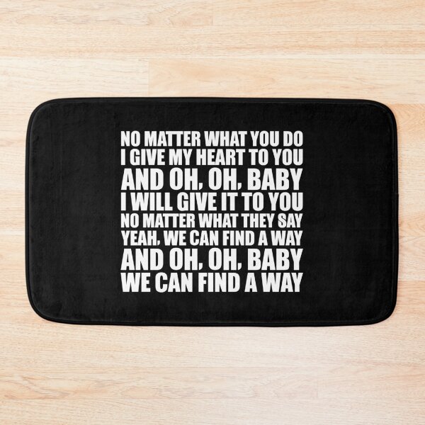Item preview, We Can Find a Way – punk love lyric art (white) designed and sold by didijuca.