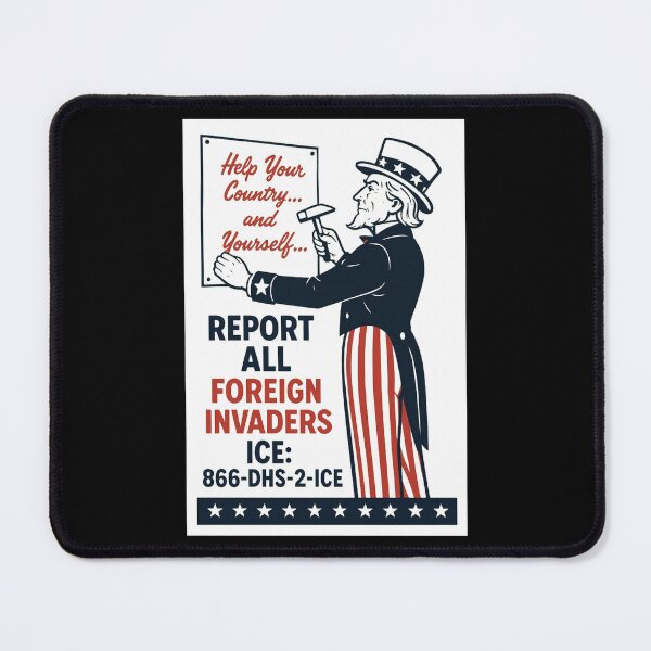 Item preview, Report all foreign invaders designed and sold by Allen Peterson.