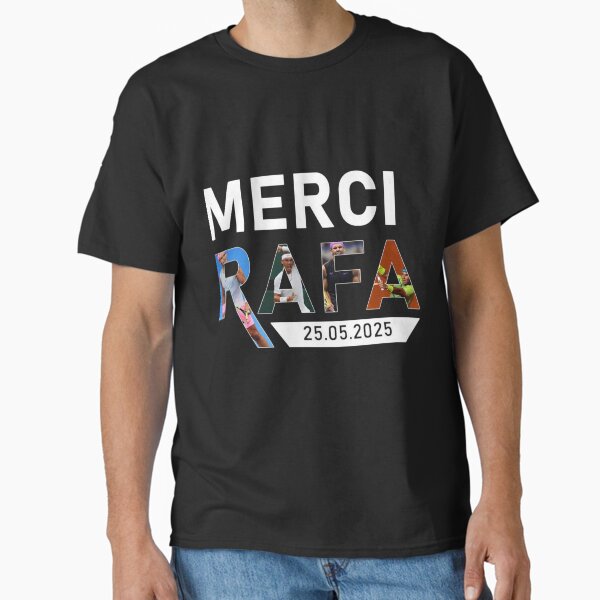 Aperçu de l'œuvre Merci Rafa Rafael Nadal Roland Garros 2025 créée et vendue par HarmfulField Studios.