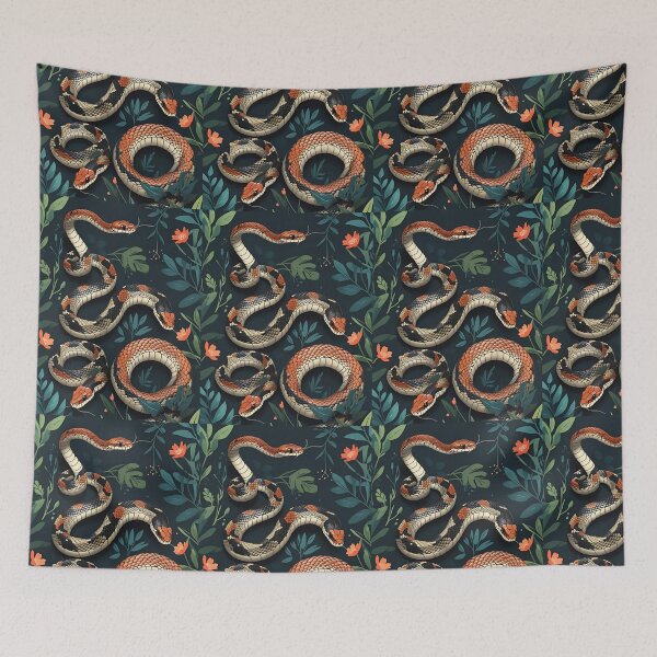 Item preview, Animal Print Pattern (Snake) designed and sold by PatronesKawai.