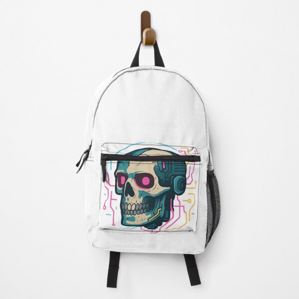 Item preview, Neon Override – Futuristic Skull Circuit designed and sold by MonoArt MA.