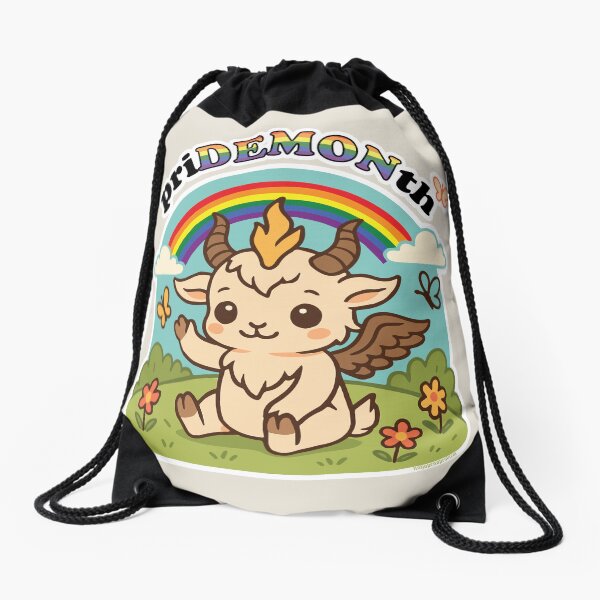Item preview, priDEMONth pride month demon baphomet rainbow  designed and sold by nohopenoproblem.