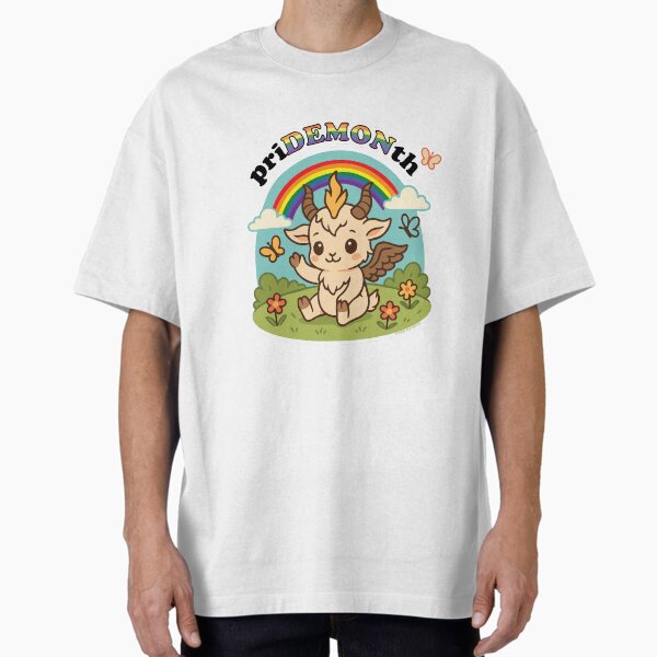 Item preview, priDEMONth pride month demon baphomet rainbow  designed and sold by nohopenoproblem.