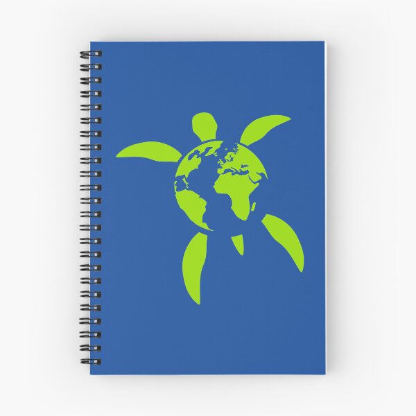 Item preview, Earth Water Turtle Swimming Planet Map Round Logo designed and sold by shirt-o-mat.