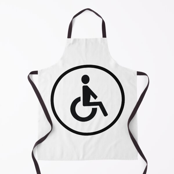 Item preview, White Disabled Toilet Restroom Sign designed and sold by SJB8Art.