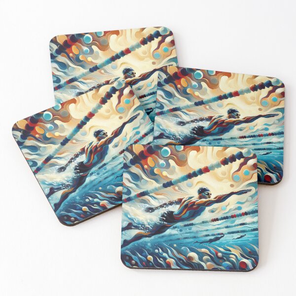 Item preview, Stroke of Light – The Art of Swimming designed and sold by DreamMandalas.