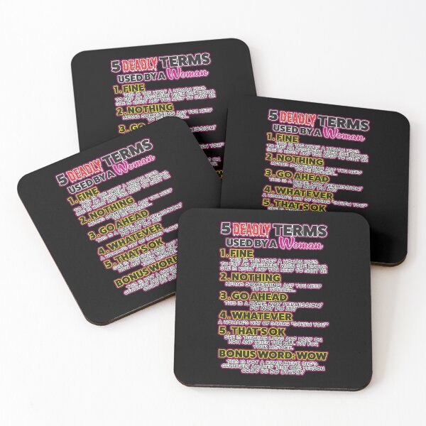 Item preview, 5 Deadly Terms designed and sold by WhatProductions.