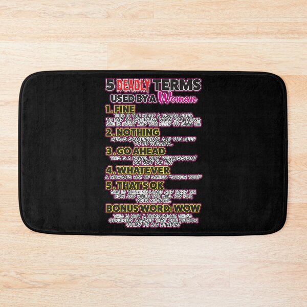 Item preview, 5 Deadly Terms designed and sold by WhatProductions.
