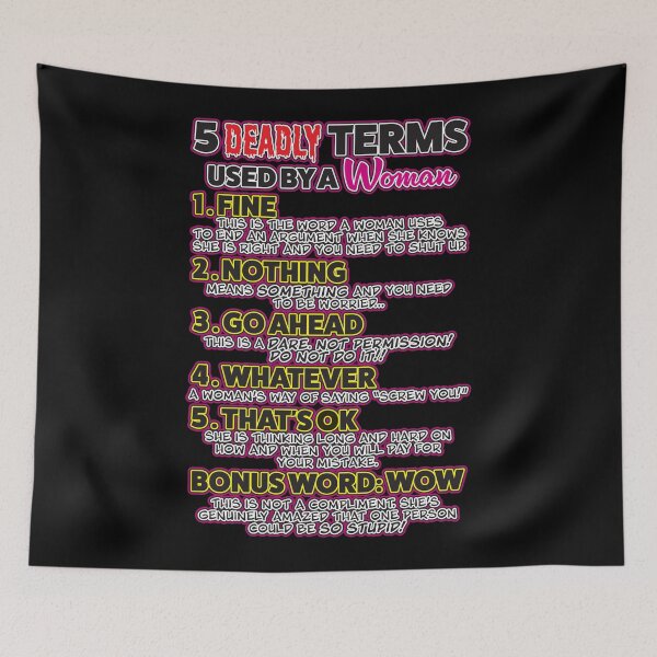 Item preview, 5 Deadly Terms designed and sold by WhatProductions.