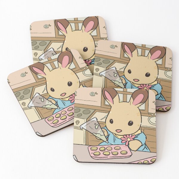 Item preview, Bunny Calico Critter Baking designed and sold by Jessiemakescoolthings.