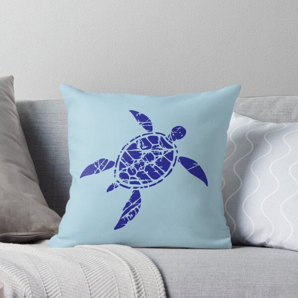 Item preview, Water Turtle Stamp Vintage Style Pattern Old Used Look designed and sold by shirt-o-mat.