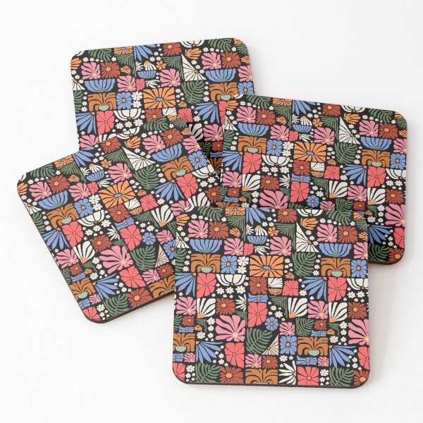 Item preview, Boho Abstract Wildflowers designed and sold by Windmill Wildflowers.