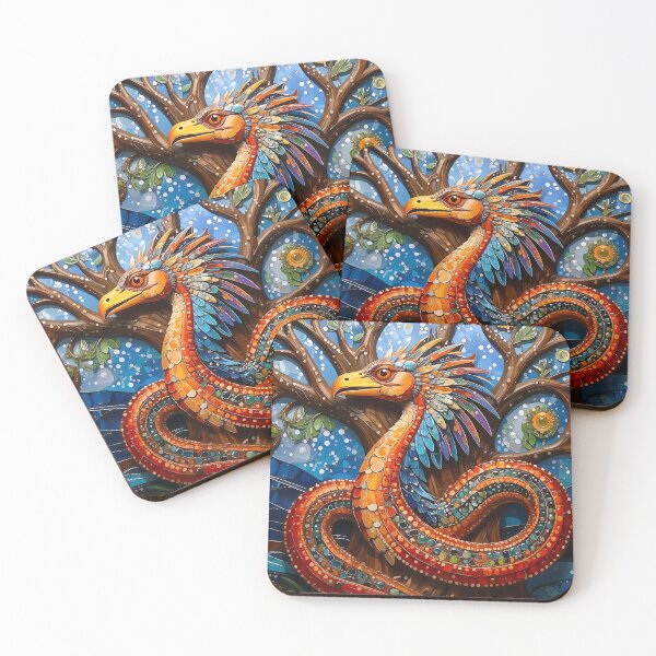 Item preview, Mythical Rainbow Serpent designed and sold by rainsdesigns.