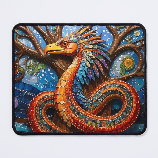 Item preview, Mythical Rainbow Serpent designed and sold by rainsdesigns.