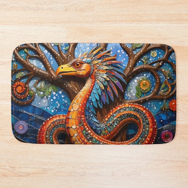 Item preview, Mythical Rainbow Serpent designed and sold by rainsdesigns.