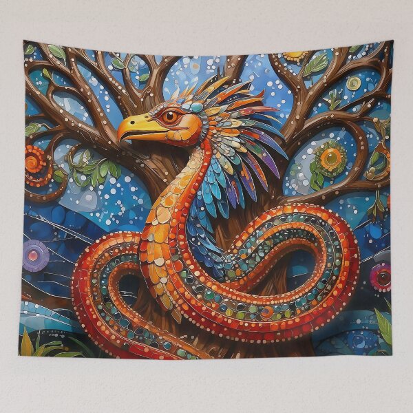 Item preview, Mythical Rainbow Serpent designed and sold by rainsdesigns.