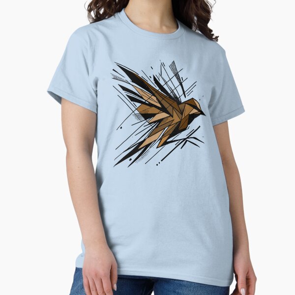 Item preview, Geometric Abstract Bird Neutral Colors  designed and sold by PrimitiveTees.
