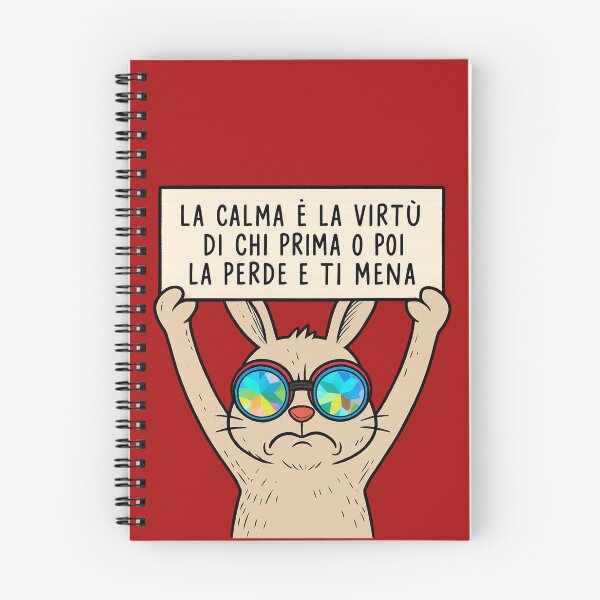 Item preview, Coniglio con Occhiali Psichedelici - “La calma è la virtù…” designed and sold by IroniaeCo.