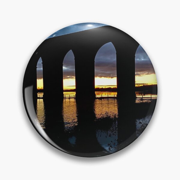 Item preview, Sunset at Harringworth Viaduct, Northamptonshire designed and sold by Kate Anderson Art.