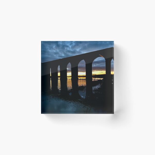 Item preview, Sunset at Harringworth Viaduct, Northamptonshire designed and sold by Kate Anderson Art.
