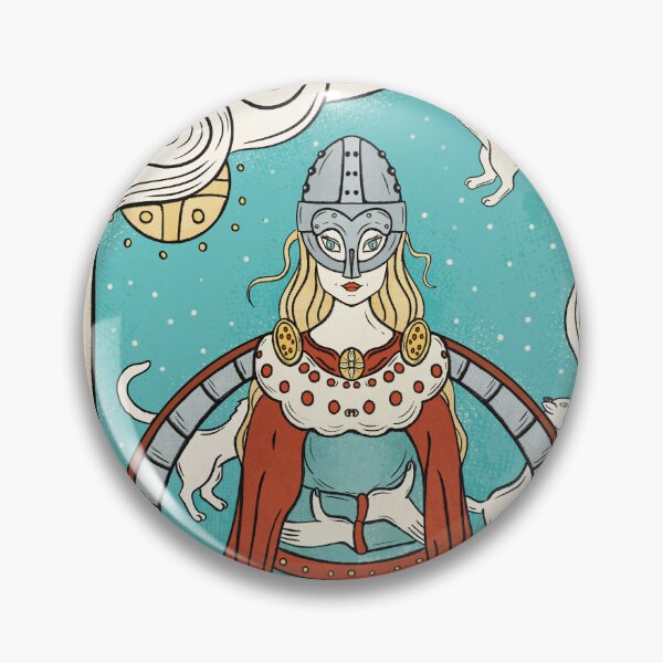 Item preview, Freya of Aska - Norse Goddess Illustration designed and sold by Ancient-Tales.